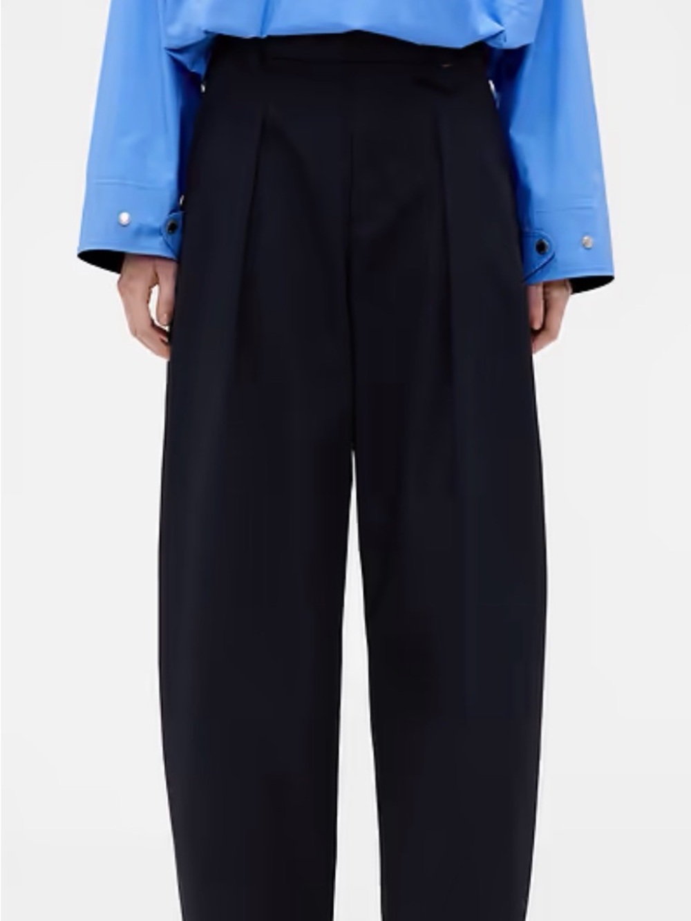 NWOT Gap x Victoria Beckham Trousers Sz 4 Navy